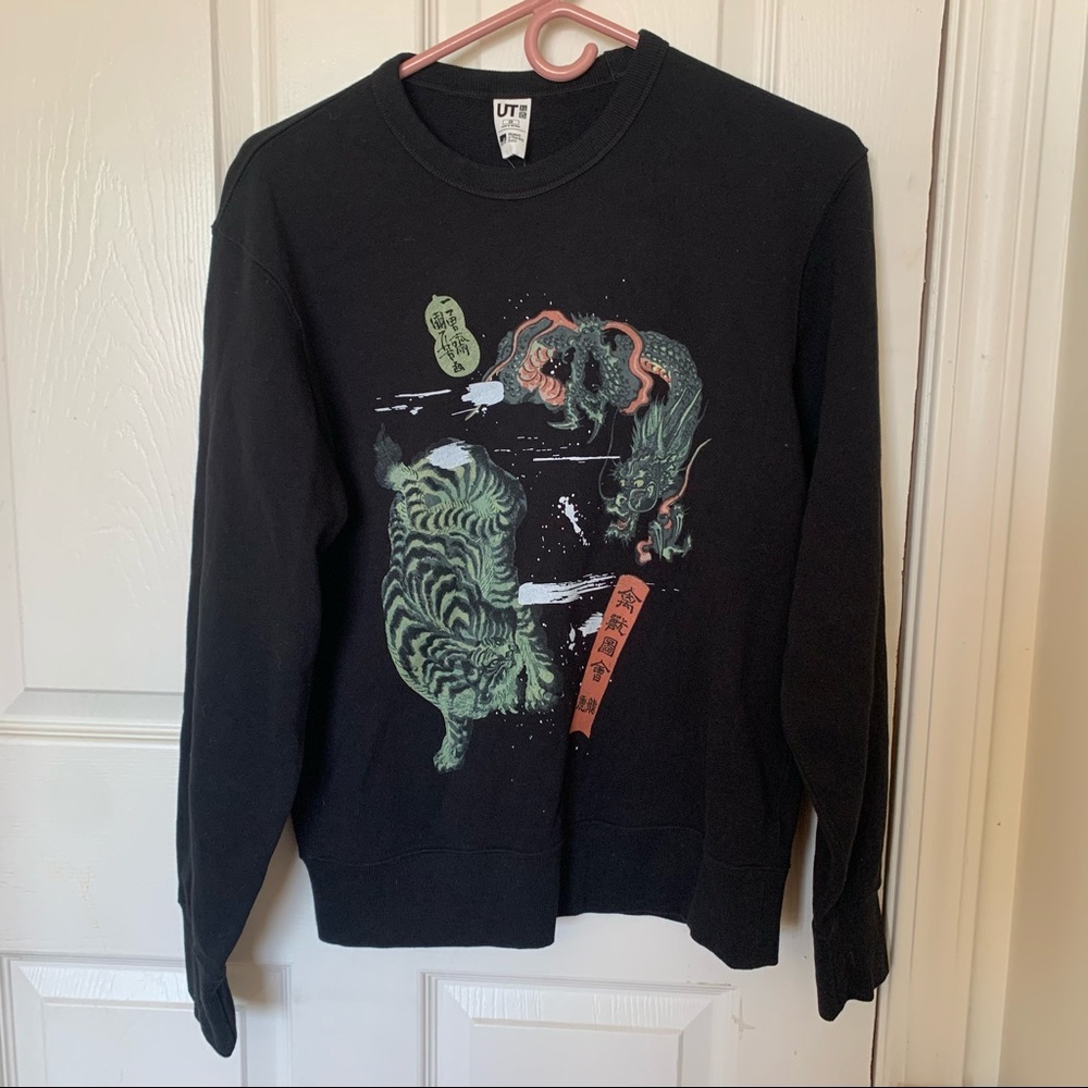 Utagawa Kuniyoshi Uniqlo Edo Ukiyo Art Sweater